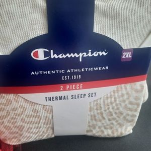 Champion Authentic Activewear thermal sleep set 2X